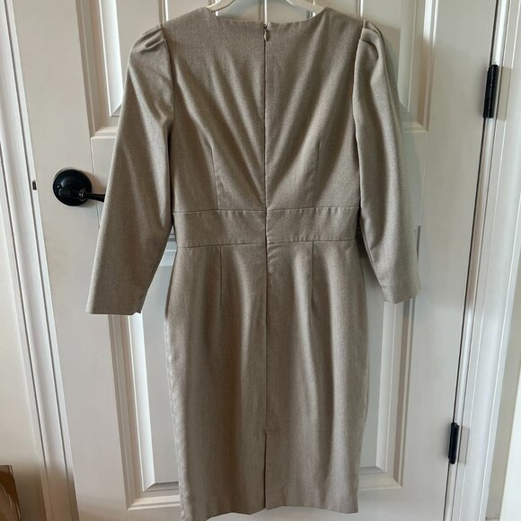 Antonio Melani Women's Dhara Stretch Crepe V-Neck 3/4 Sleeve Dress Size 4 Sheath - Picture 5 of 8